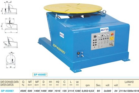 Posizionatore-manipolatore saldatura SP4500 usato